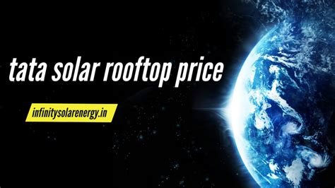 tata solar rooftop price || subsidy, installation 2 | Infinity Solar ...