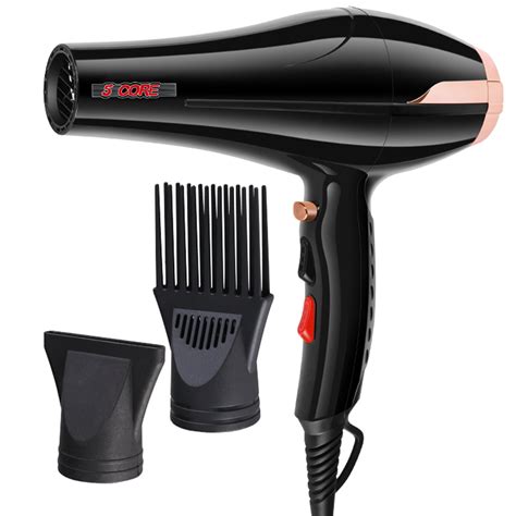 5 Core Hair Blow Dryer Lightweight Hair Dryer Ionic Men Women Blower 1875w Ceramic Quiet Styling