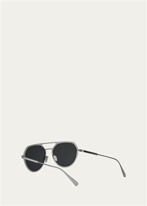 BVLGARI Octo Geometric Sunglasses - Bergdorf Goodman