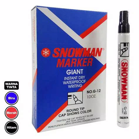 Jual Snowman G Spidol Permanen Spidol Snow G Ht Permanent