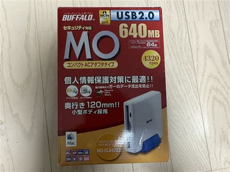 BUFFALO バッファロー MOドライブ USB2 0 640MB MO CL640U2 640MB 売買されたオークション情報