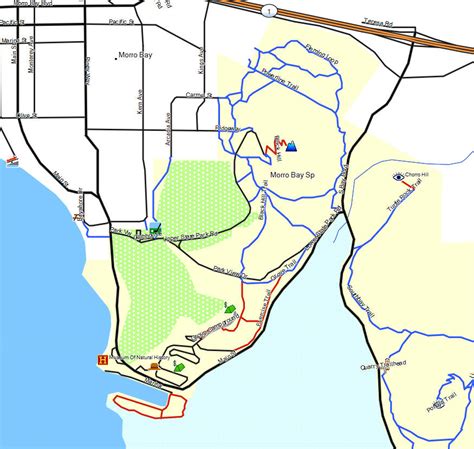 Morro Bay SP - California Trail Map