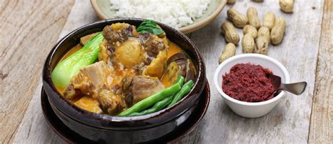 Kare Kare Traditional Stew From Province Of Pampanga Philippines