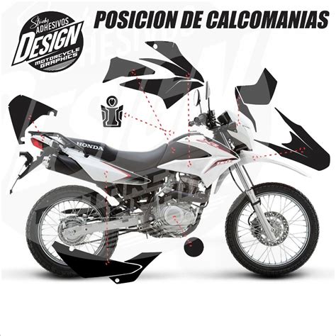 Calcomanias Honda Xr L Personalizadas Kit De Stickers Cuotas Sin