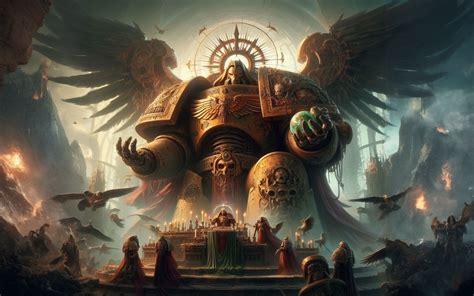 Warhammer 40K - God-Emperor of Mankind, fan art by Misticon on DeviantArt