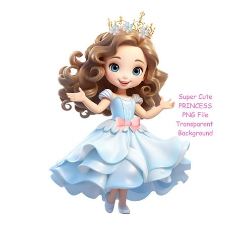 Cute Princess Girl Png Princess Png Princess Watercolor Princess