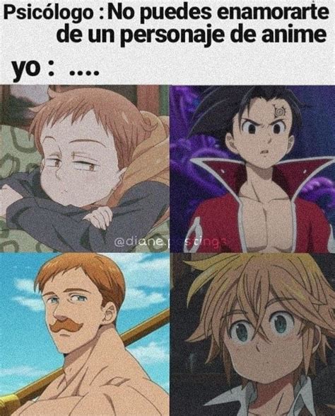 Pin De Adriana Rubio En Los Siete Pecados Capitales Meme De Anime