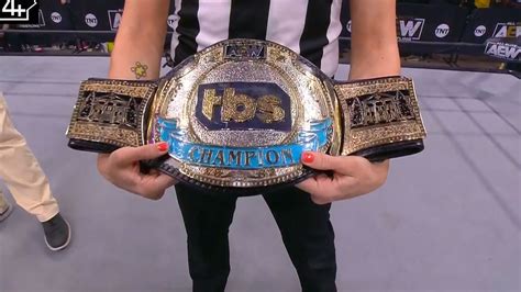 L Aew Annonce Le Nouveau Titre Tbs Championship Catch Newz