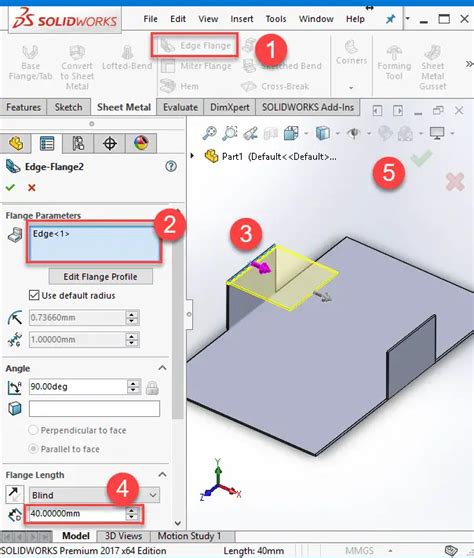 Solidworks Tutorial: Sheet Metal - Tutorial45