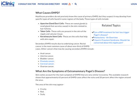 Extramammary Pagets Disease Empd Explanations And Presentations