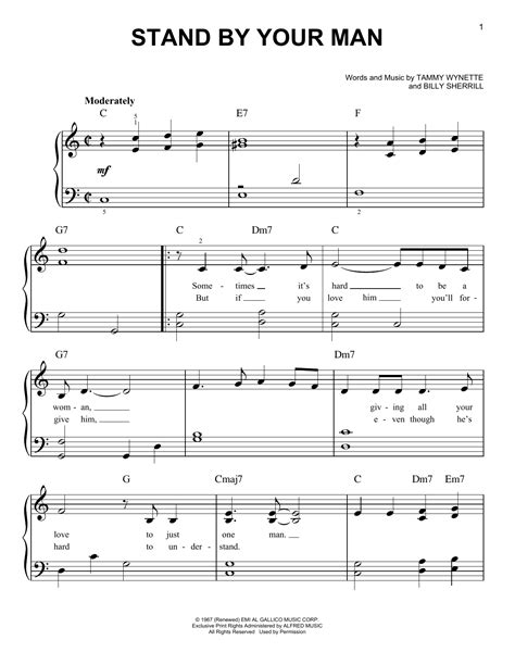 Stand By Your Man | Sheet Music Direct