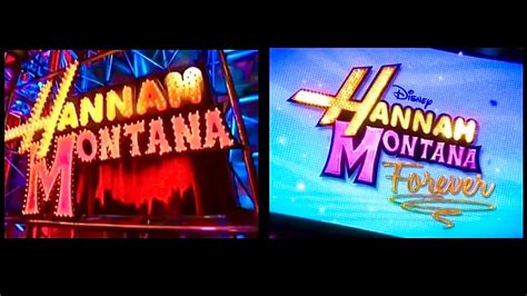 Hannah Montana Theme Song Comparison Season 1 VS 4 HD YouTube