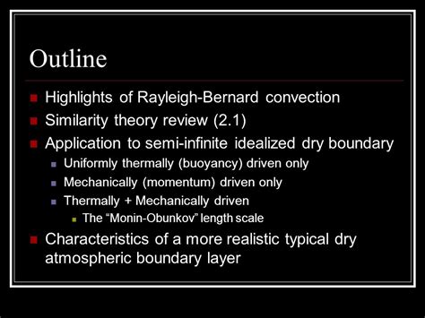 Dry Boundary Layer Dynamics Idealized Theory Shamelessly Ripped From