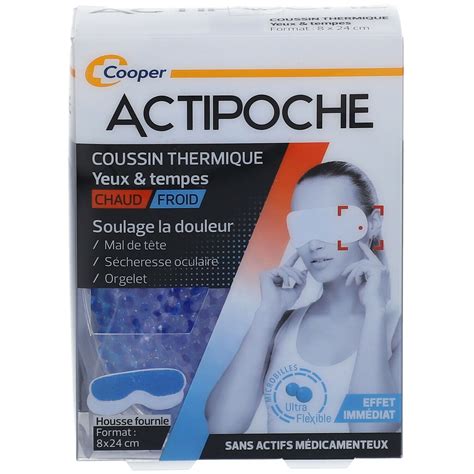 Actipoche Coussin Thermique Yeux Tempes Microbilles Cm X Cm Pc