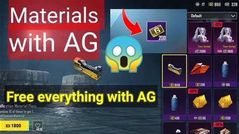 How To Get Unlimited Materials With Ag Currency In Pubg Mobile Free X