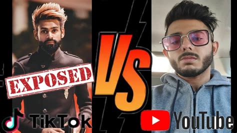 Carryminati Amir Siddiqui Tiktok Vs YouTube Amir Siddiqui Full