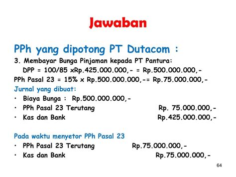 Contoh Soal Pph Pasal 21 Dan Jawabannya Ujian