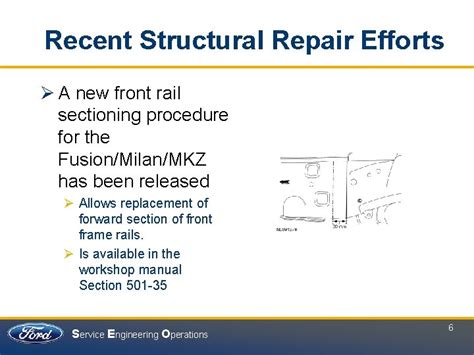 Service Engineering Operations Framerail Sectioning Kits And Serviceability