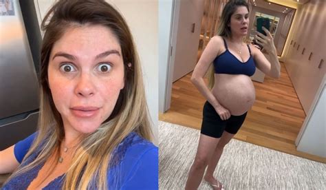 Bárbara Evans conta quantos quilos engordou na gravidez dos gêmeos