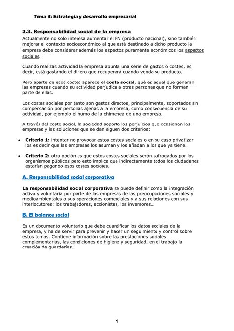 Solution Econom A Tema Estrategia Y Desarrollo Empresarial Studypool