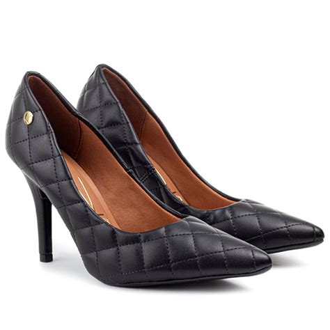 Scarpin Vizzano Bico Fino Matelass Nude