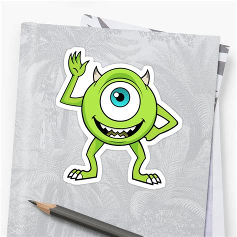 Mike Wazowski Stickers By Soulredeemer Redbubble