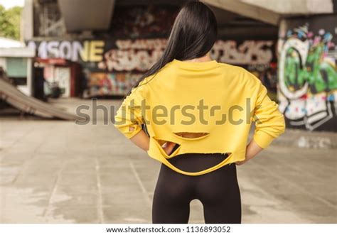 Sexy Slim Fit Brunette Woman Sport Stock Photo Shutterstock