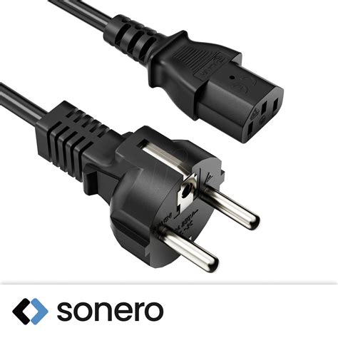 Son C G B Netzkabel Schutzkontakt Stecker Buchse C Sw