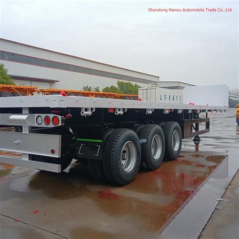 Axle Heavy Duty Gooseneck Low Loader Lowbed Lowboy Low Bed Trailer