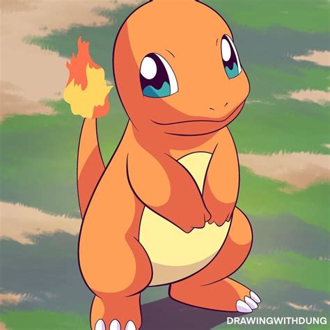 Charmander Pokemon Drawing on Instagram