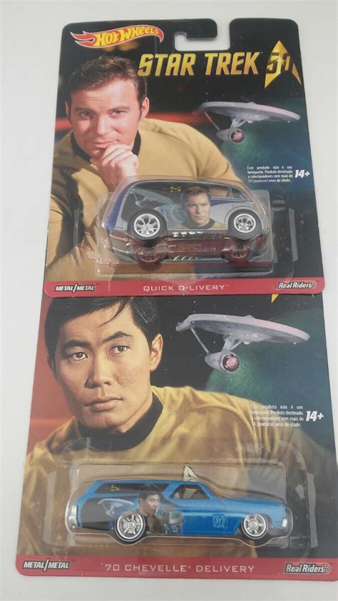 Hot Wheels Pop Culture Star Trek Lote C Minis R Em