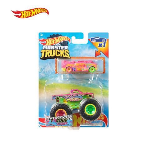 Jual Hot Wheels Monster Trucks Crushed Car Combo Pack Torque Terror Shopee Indonesia