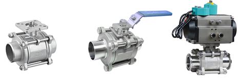 Experienced Supplier Of Sanitary Three Pieces Full Cavity Seat Ball Valve