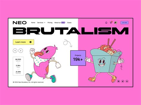 Neo brutalism by Aleksey Kostiuk on Dribbble