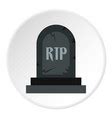 Grave Rip Icon Circle Royalty Free Vector Image