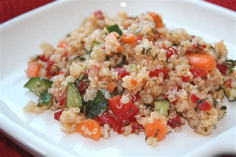 Tabouleh Inspired Quinoa Veggie Delight - Garlic Girl