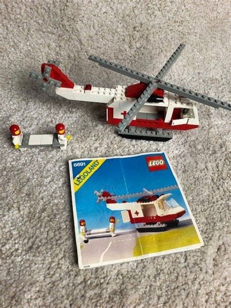 Lego 6691 Classic Red Cross Helicopter (inkl. Anleitung) | Kaufen auf ...