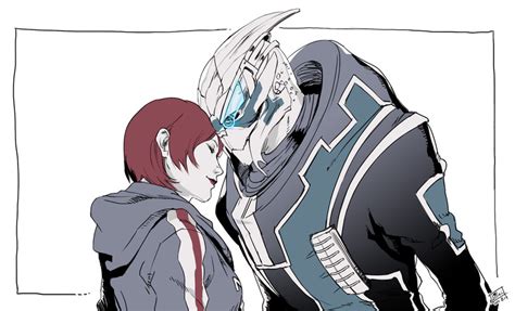 Commander Shepard Commander Shepard And Garrus Vakarian Mass Effect