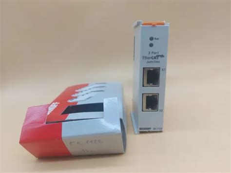 BECKHOFF EK1122 2 Port Ethercat Junction Module 2 X Rj45 Bus Interface