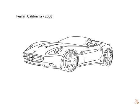 Disegni Da Colorare Ferrari Disegni Da Colorare Di Auto Da Corsa