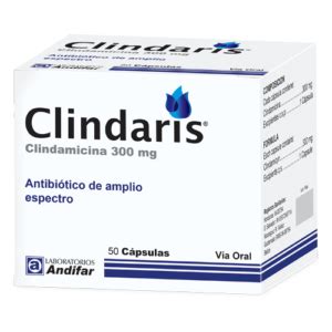 Clindaris 300 mg 50 Cápsulas Tienda Catracha Salud