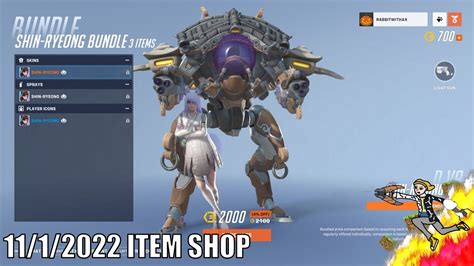 New Shin Ryeong And Calavera Reaper Bundles Overwatch 2 Item Shop 1 11 2022 Youtube