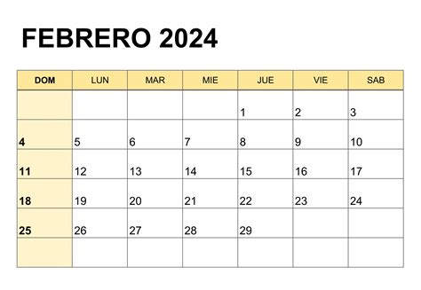 Calendario 2024 Para Imprimir Febrero - Leora Noelani