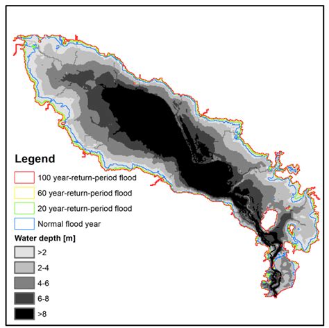 Flood risk map in Tonle Sap Lake | Download Scientific Diagram