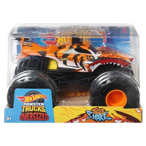 Hot Wheels Monster Trucks 1 24 Scale 2023 Mix 8 Vehicle Case Of 4