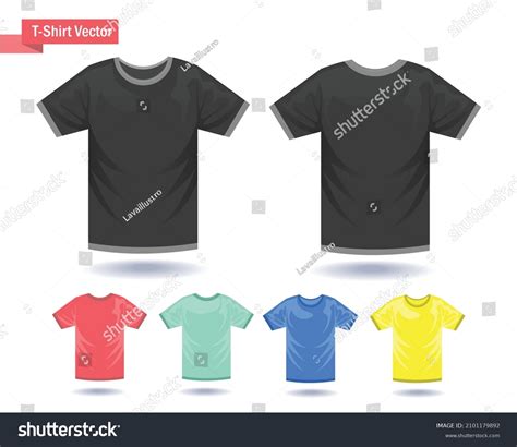 T Shirt Vector Mockup Vector Design Stock Vector (Royalty Free ...