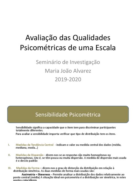 Avaliação Das Propriedades Psicométricas De Uma Escala De Burnout Em