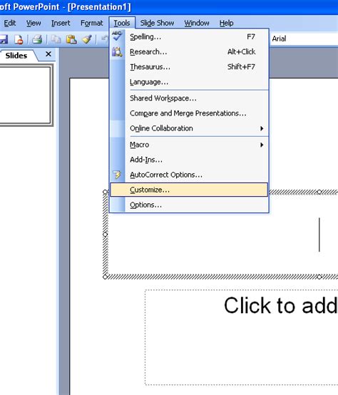 Customize Menus In Powerpoint 2003 Microsoft Office Support