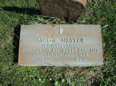 Jacob Nester Grave Memorials Memories Ancestor