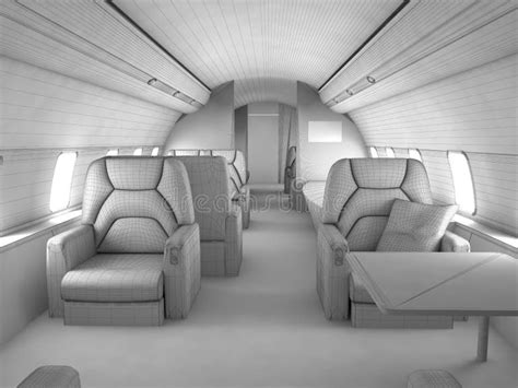 Plane Blueprint Interior Stock Illustrations 80 Plane Blueprint Interior Stock Illustrations